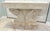 Hollywood Regency Vintage Neoclassical Style Double Rams Head Console Table For Sale - Image 3 of 16