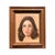 Wood 1980s Figural Female Oil Portrait Painting on Canvas of Woman Wood Framed For Sale - Image 7 of 7