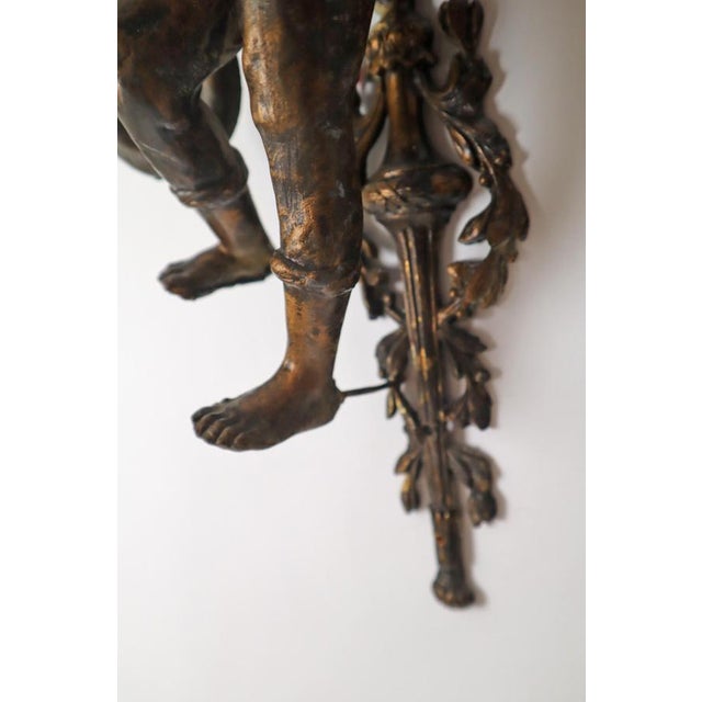 Art Nouveau Figural Wall Sconces of Sailor and Female Farmer, France, 1890, Set of 2 For Sale - Image 9 of 18