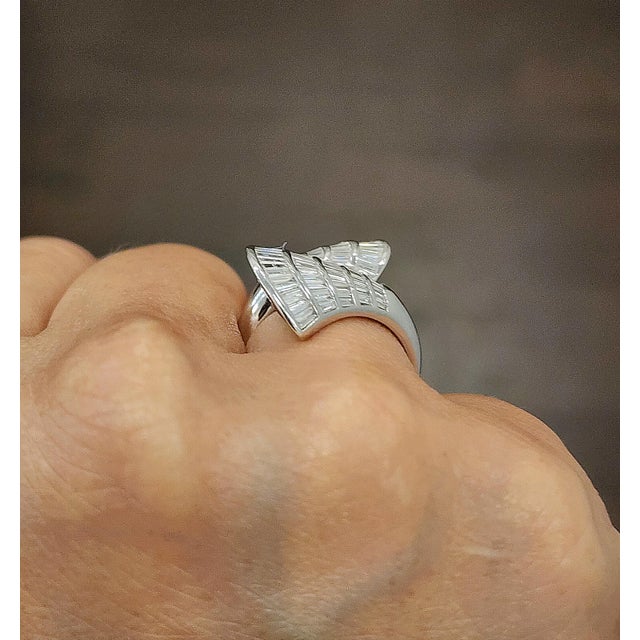 2.23 Ct Diamond Ring Size 6.75 For Sale - Image 4 of 9