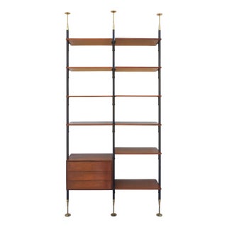 Jolly Modular Bookcase by Ebanisteria F.lli Merati, 1960s For Sale