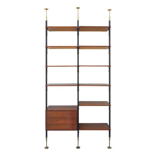 Jolly Modular Bookcase by Ebanisteria F.lli Merati, 1960s For Sale