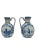 Dutch Delftware Oval Lobed Jugs with Handles from Porceleyne Fles, 1894, Set of 2 For Sale - Image 3 of 10
