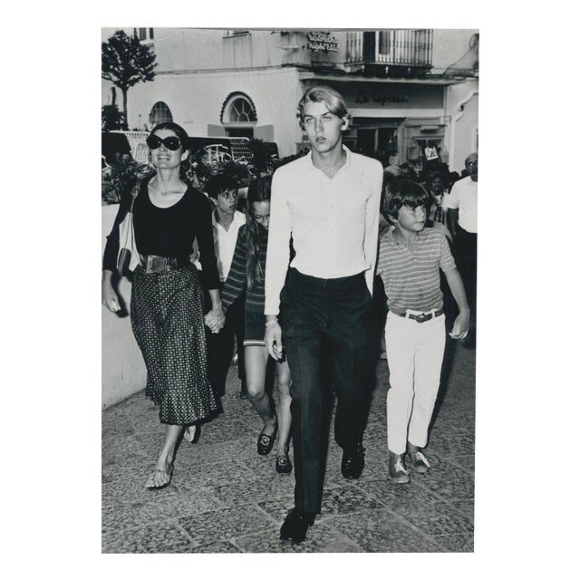Jackie Kennedy, Christina and Tony Radziwill, 1970s, Photograph For Sale