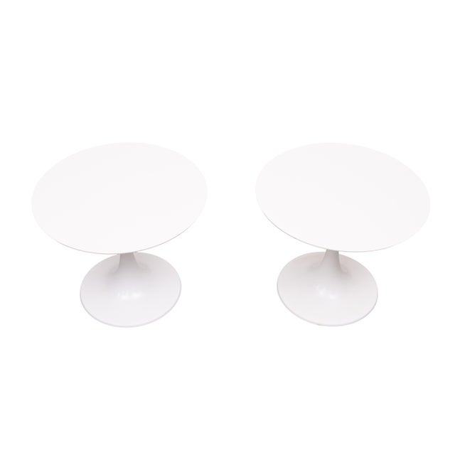 Tulip Side Tables by Maurice Burke for Arkana, 1970s, Set of 2 For Sale - Image 6 of 10
