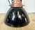 Industrial Italian Black Enamel Factory Lamp with Iron Top, 1950s For Sale - Image 14 of 18