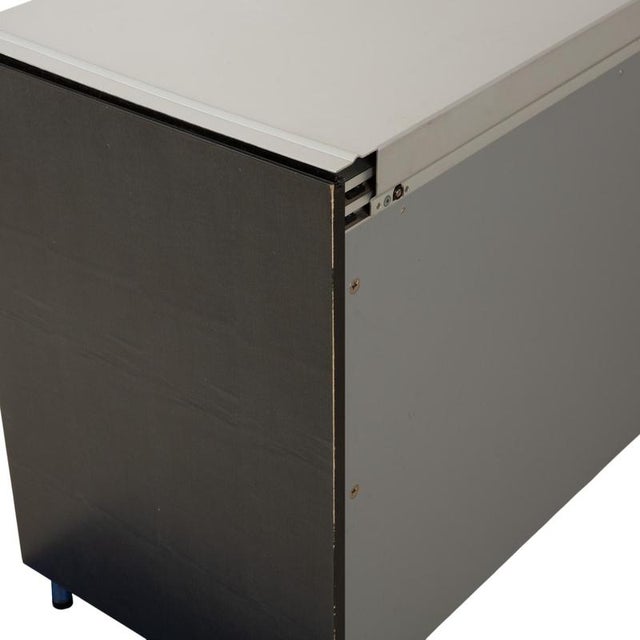 Metal Team Sideboard with Gray Glass from Wellis For Sale - Image 5 of 14