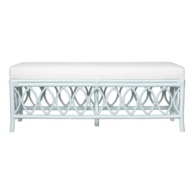 Lillian Bench - Light Blue For Sale