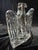 Glass Vintage Fostoria #2585 Crystal Eagle Bookends Pair 1940-1943 Art Deco Usa For Sale - Image 7 of 12