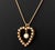 Late 20th Century Pearl Heart Form Pendant on Rose Gold Necklace For Sale - Image 5 of 7