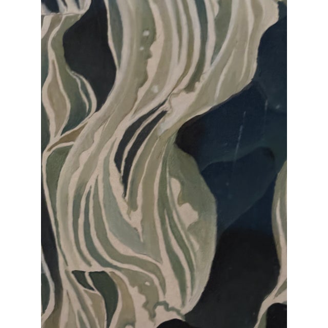 Dark Green Oil Painting - Henry Hagan For Sale - Image 8 of 9