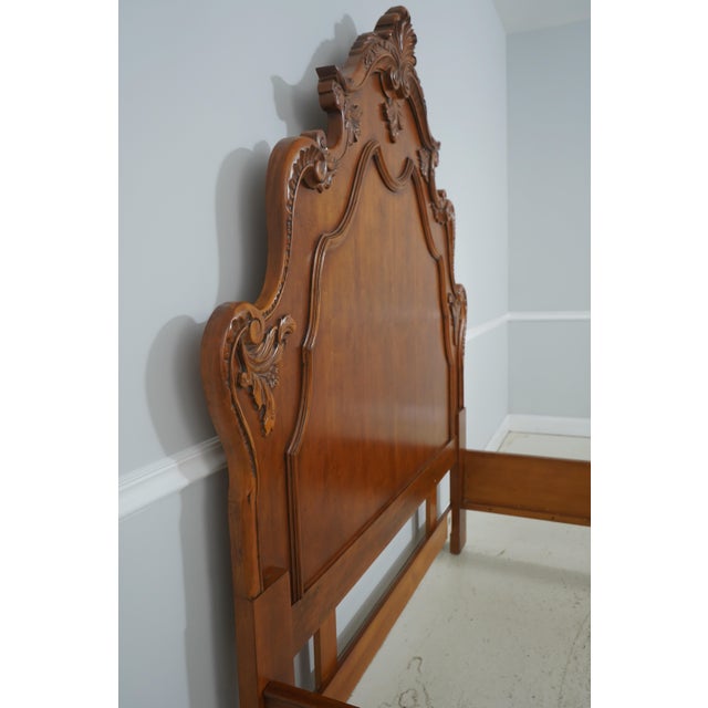 Century Furniture Century Country French Queen Size Cherry Bed For Sale - Image 4 of 18