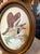 1950s Boehm Porcelain Fledgling Wall Art Bas-Relief Oval Frame For Sale - Image 4 of 9