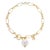Lucia 24K Gold Electroplate Necklace For Sale