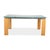 Wooden Stilt Dining Table with Glass from Desalto For Sale - Image 12 of 14