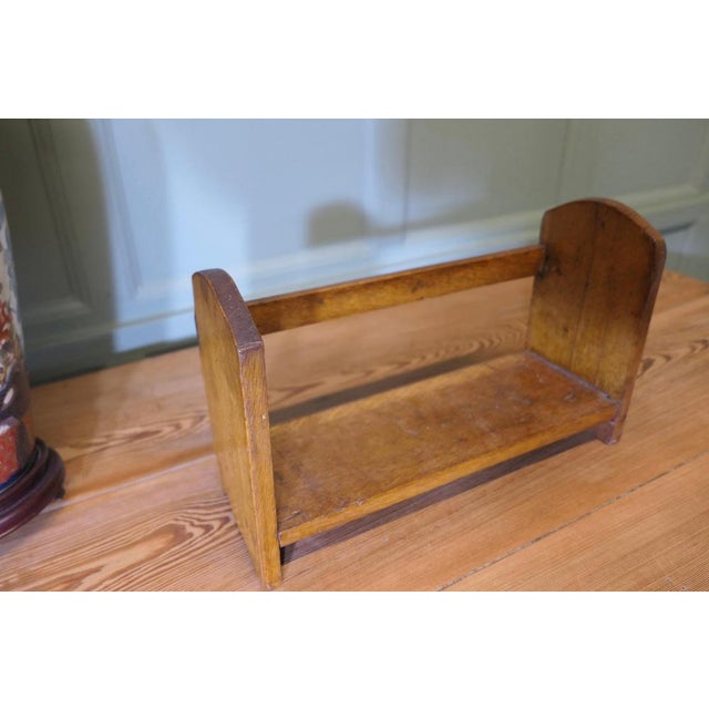 Oak Desk Top Book Trough A useful piece made in oak and ideal to hold a few books on your desk or bedside The trough is 9”...