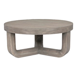 NOIR Joel Coffee Table in Distressed Grey For Sale