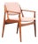 Mid-Century Modern Ella Armchair in Teak and Wool by Arne Vodder for Vamo Sønderborg, 1960s For Sale
