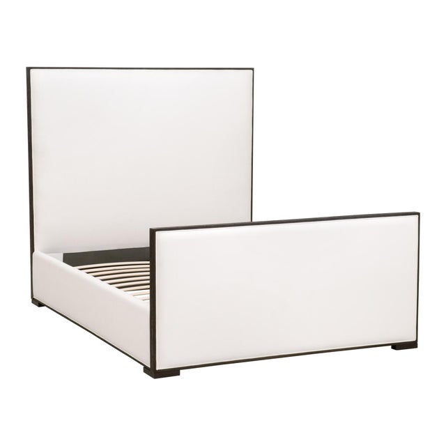 Tan Tailor Standard King Bed, LiveSmart Peyton-Pearl For Sale - Image 8 of 12