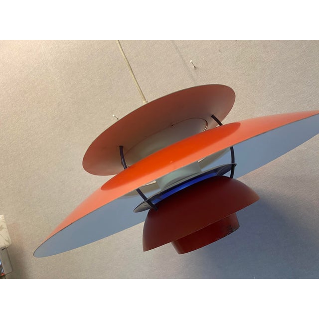 1950s Danish PH5 Hanging Lamp by Poul Henningsen for Louis Poulsen, 1950s For Sale - Image 5 of 18