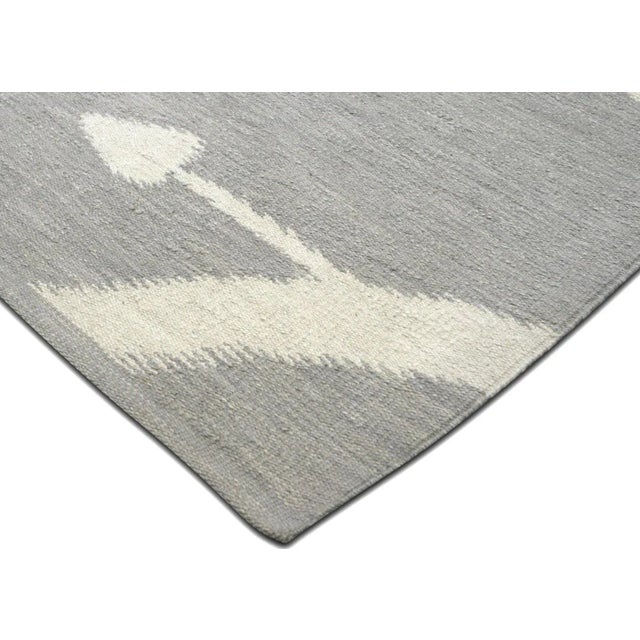 Contemporary Contemporary Ikat Design Kilim For Sale - Image 3 of 5
