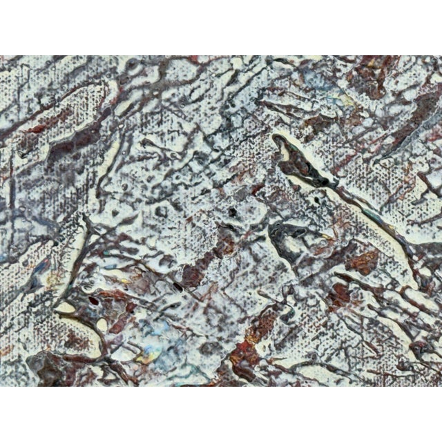 1980s Geoffrey Williams “Archipelago #68” Original Painting, Circa 1983 For Sale - Image 5 of 12