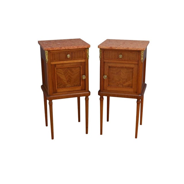 Mahogany Bedside Tables, 1900, Set of 2 For Sale - Image 14 of 14