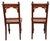 Brown Antique Victorian Mahogany Hall Chairs, 1880, Set of 2 For Sale - Image 8 of 14