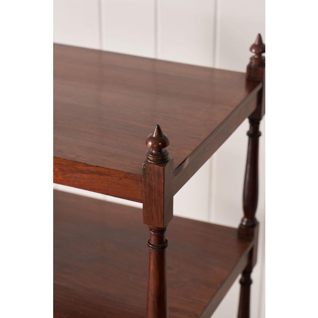 19th Century English Rosewood Whatnot (C. 1945) For Sale In Charleston - Image 6 of 11