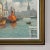 Paint Framed Mid-Century Modernist Oil Painting by Clebant For Sale - Image 7 of 13