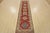Farmhouse Kazak Runner 2’9” X 9’7” Red Wool Tribal Hand-Knotted Oriental Rug For Sale - Image 3 of 13