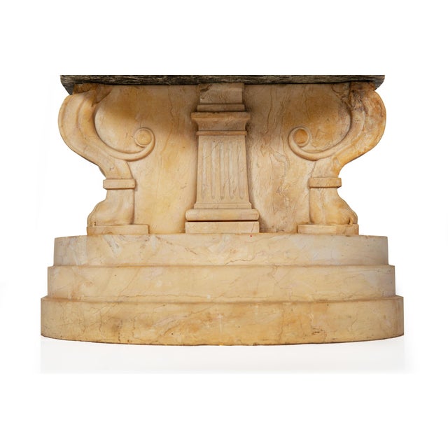 Rare Grand Tour Marble Basin Model of a Roman Bath Ca. 1810 For Sale - Image 11 of 18