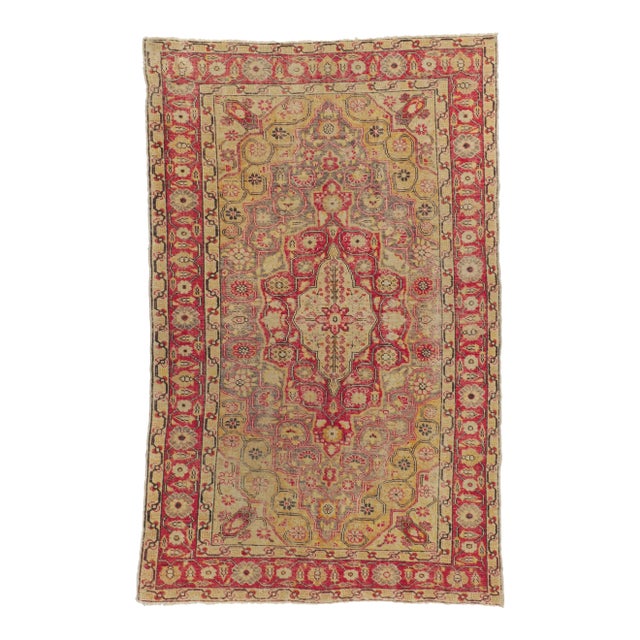 Vintage Turkish Sivas Rug, 04'05 X 06'11 For Sale