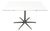Mid-Century Modern Danish Minimalist Table by Piet Hein, Bruno Mathsson, Arne Jacobsen for Fritz Hansen, 1980s, 1984 For Sale