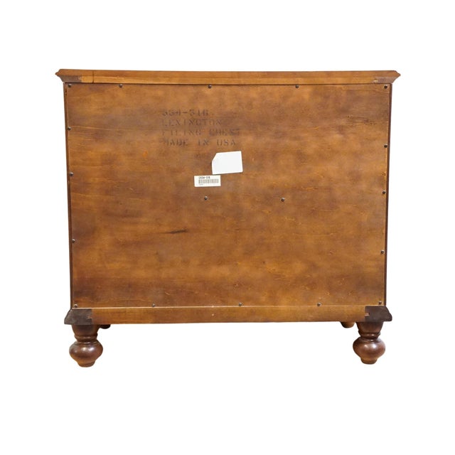 Lexington Furniture Solid Cherry Traditional Style 39" Two Drawer File Cabinet 554-516 For Sale - Image 12 of 14
