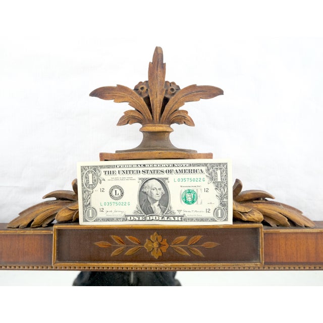 Fine Regency Ornaments & Paint Decorated Wall Mirror NICE For Sale - Image 10 of 11