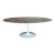 Mid-Century Modern Eero SaarinenKnoll Oval Tulip Pedestal Table Cristallo Quartz For Sale