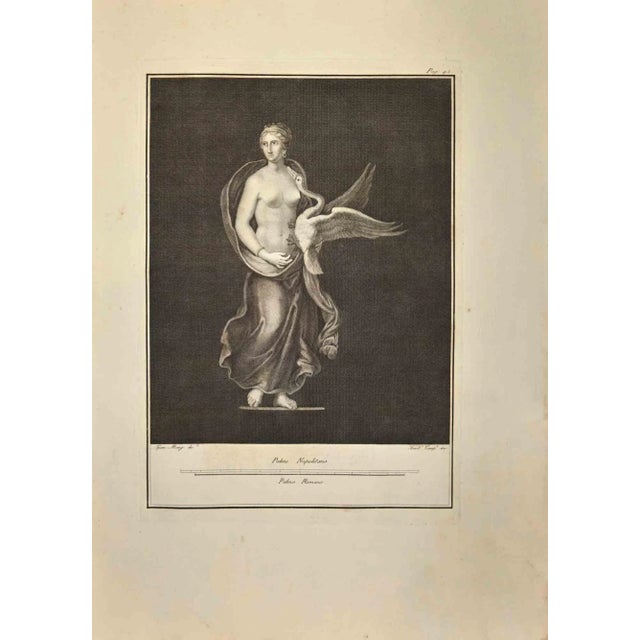 Ancient Roman Scene from the series "Antiquities of Herculaneum", is an etching on paper realized by Giovanni Morghen in...