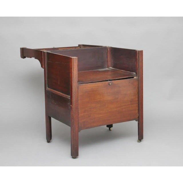 Mahogany Bedside Cupboard, 1780s For Sale - Image 4 of 11