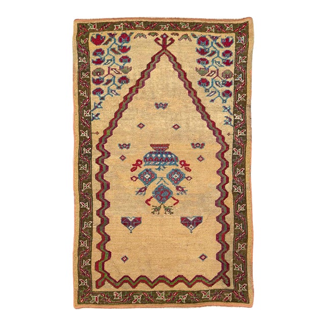 Galerie Shabab Collection Early 20th Century Turkish Ghiordes Rug For Sale