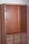 Wood Shelves with Doors and Glazed Drawers, 1950s, Set of 2 For Sale - Image 7 of 12