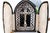 Silver Oratory with Reliefs, Cutouts and Applications of Jesus Christ Crucified For Sale - Image 3 of 6