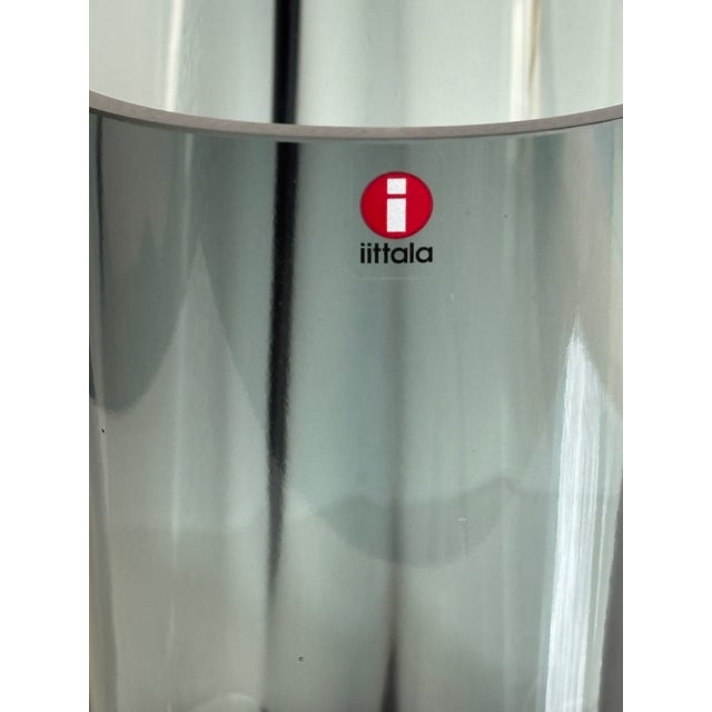 Mid-Century Modern Alvar Aalto Ittala Glass Vase For Sale - Image 3 of 8