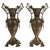 Antique Napoleon III Bronze Vases, 1800s, Ste of 2 For Sale - Image 9 of 9