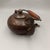 Chinese Engraved Copper Teapot With Wooden Handle & Chinese Calligraphy For Sale - Image 3 of 9