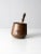 Here is an antique Turkish copper coffee pot. Many uses in the kitchen including warming butter, rum or ale, or browning...