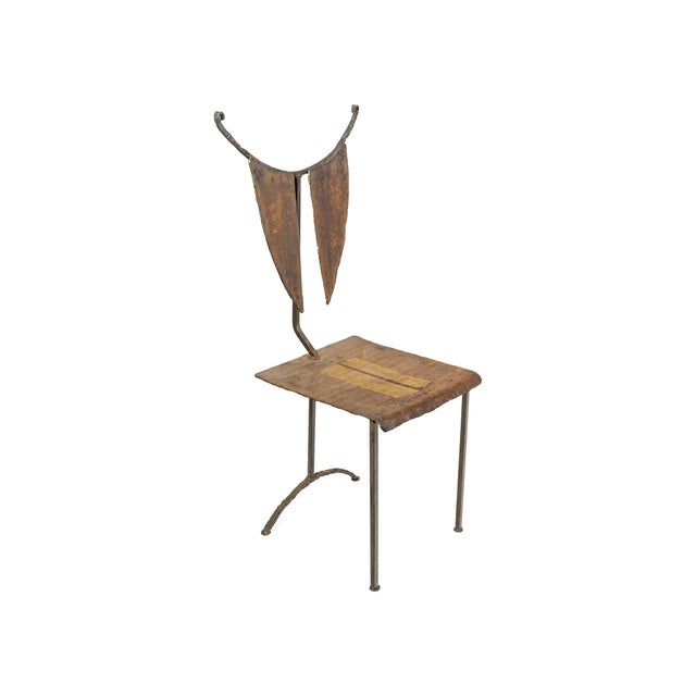 Sculptural Chair by Jean-Jacques Argueyrolles, France, 1990s For Sale - Image 4 of 12