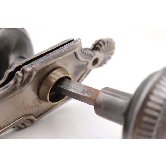 Metal Mid 20th Century Amarat Steel Passage Door Knob Set For Sale - Image 7 of 7