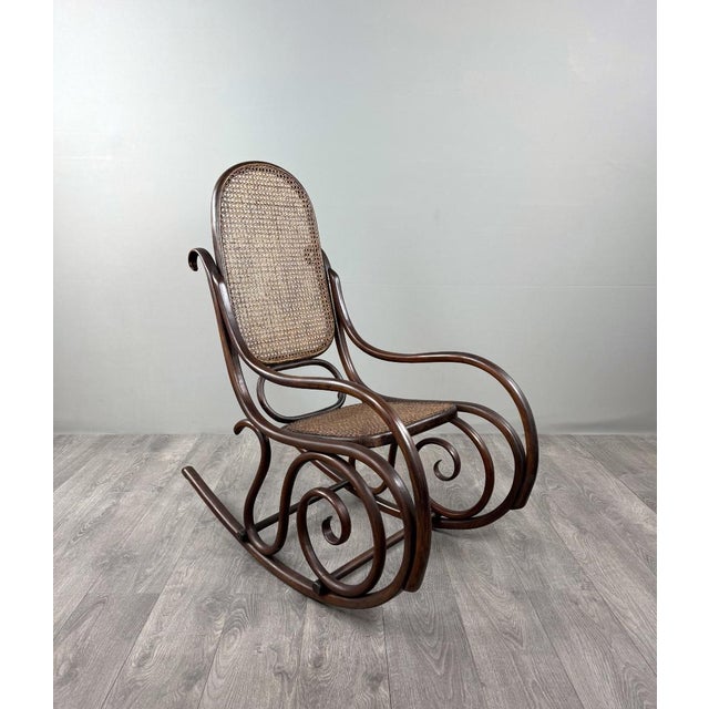 20th Century Bentwood Rocking Chair For Sale - Image 13 of 13