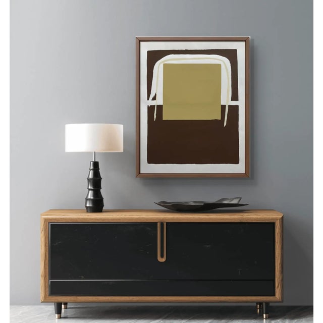 Barbara Beck 1969 Abstract Woodblock Print on Paper, Limited Edition of 20 - Unframed For Sale - Image 4 of 7